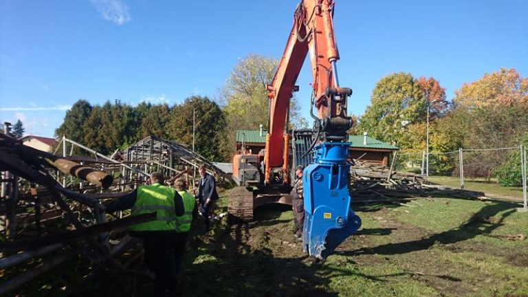 Greenhouse demolition