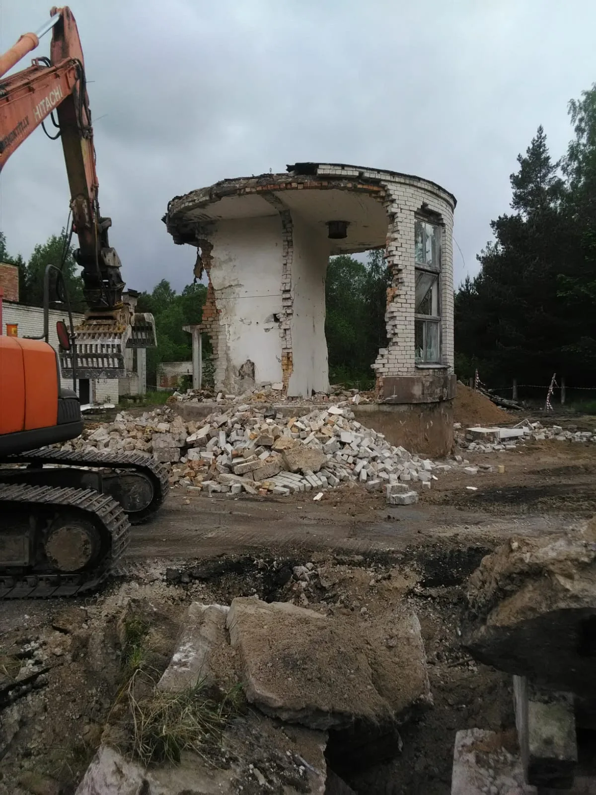 Building demolition