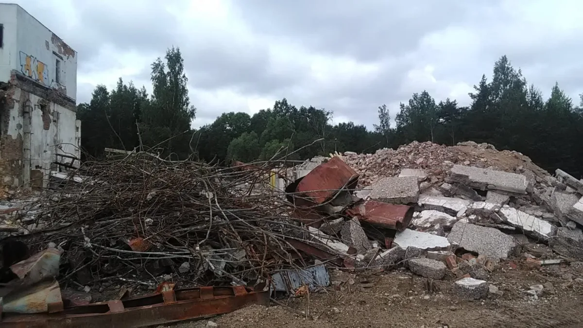 Building demolition