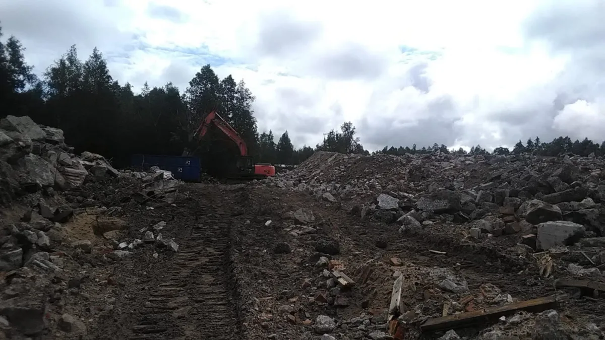 Building demolition