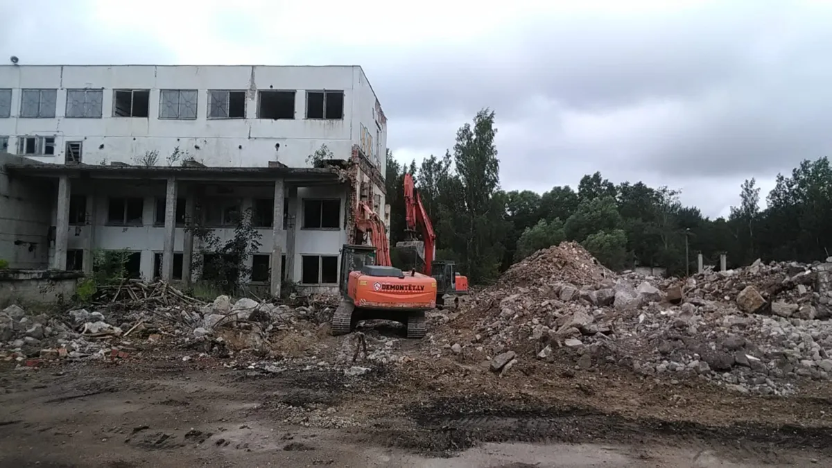 Building demolition