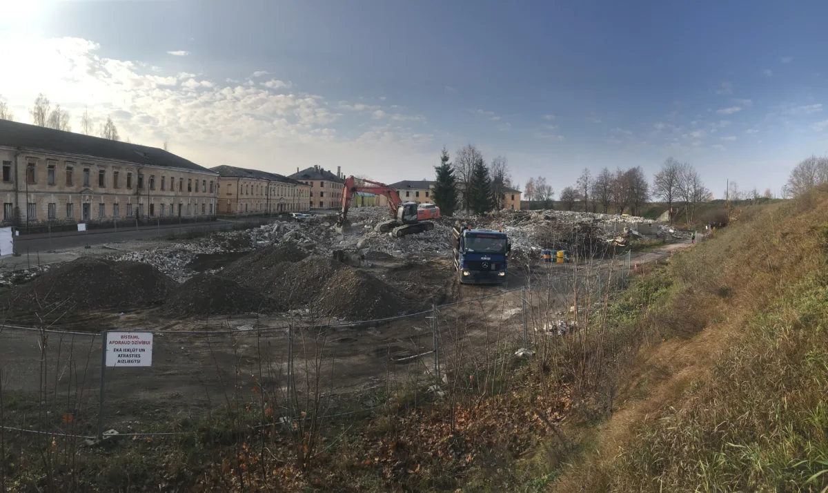 Demolition works