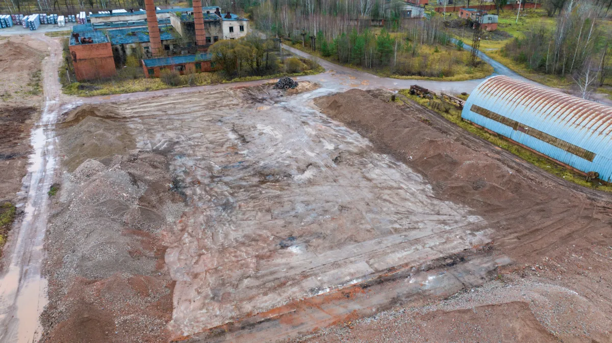 Demolition of buildings and site cleanup