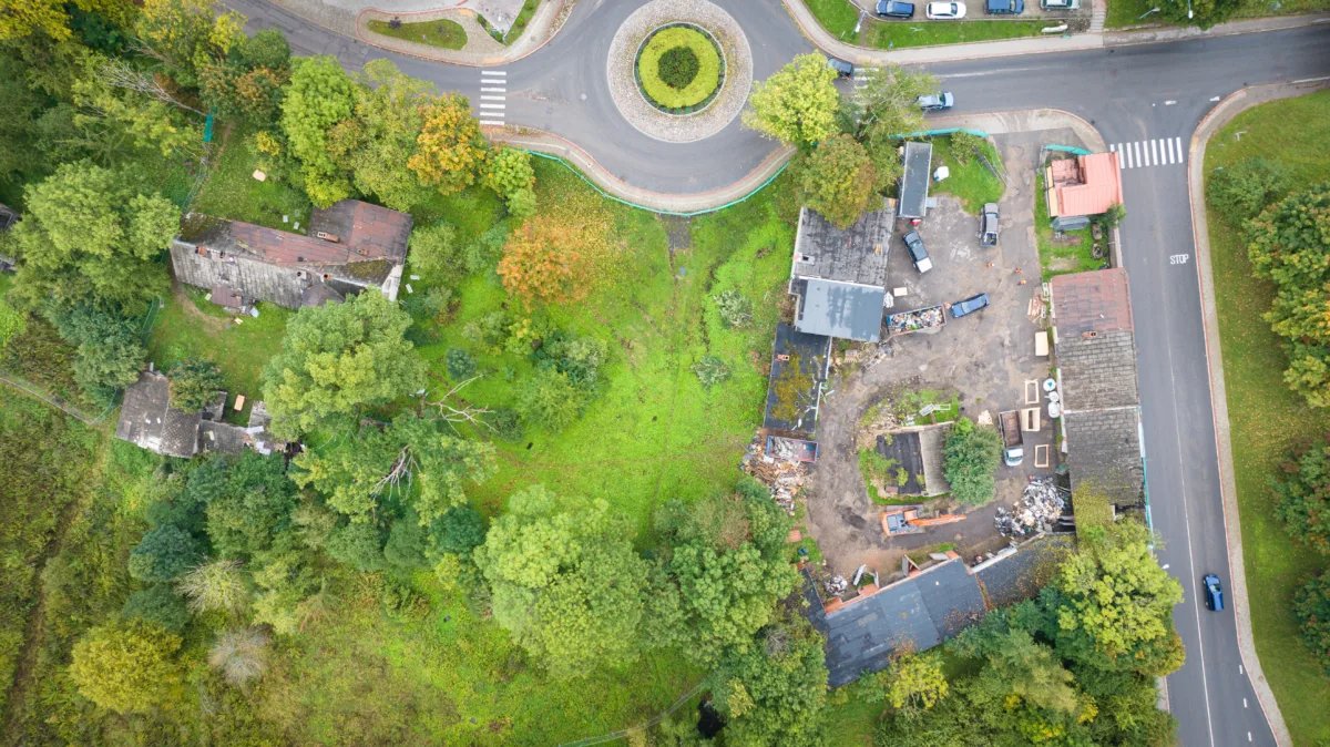 Demolition of degraded buildings at 14, 14A, 16 Piebalgas Street, Cēsis