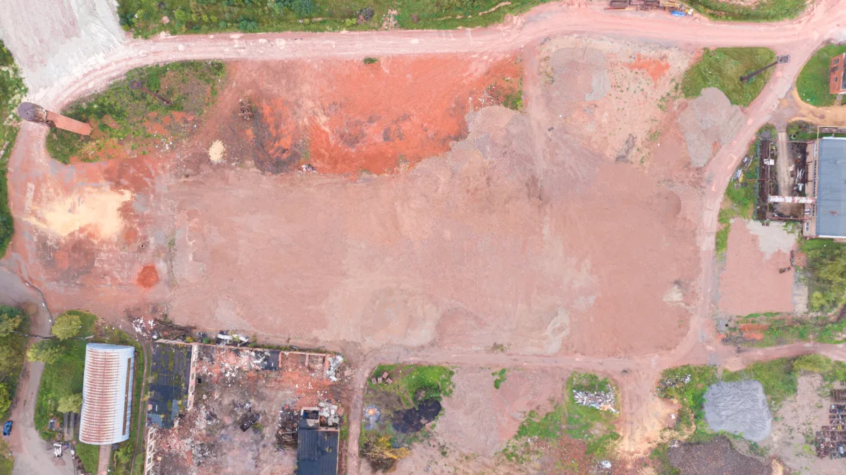 Demolition of buildings and site cleanup