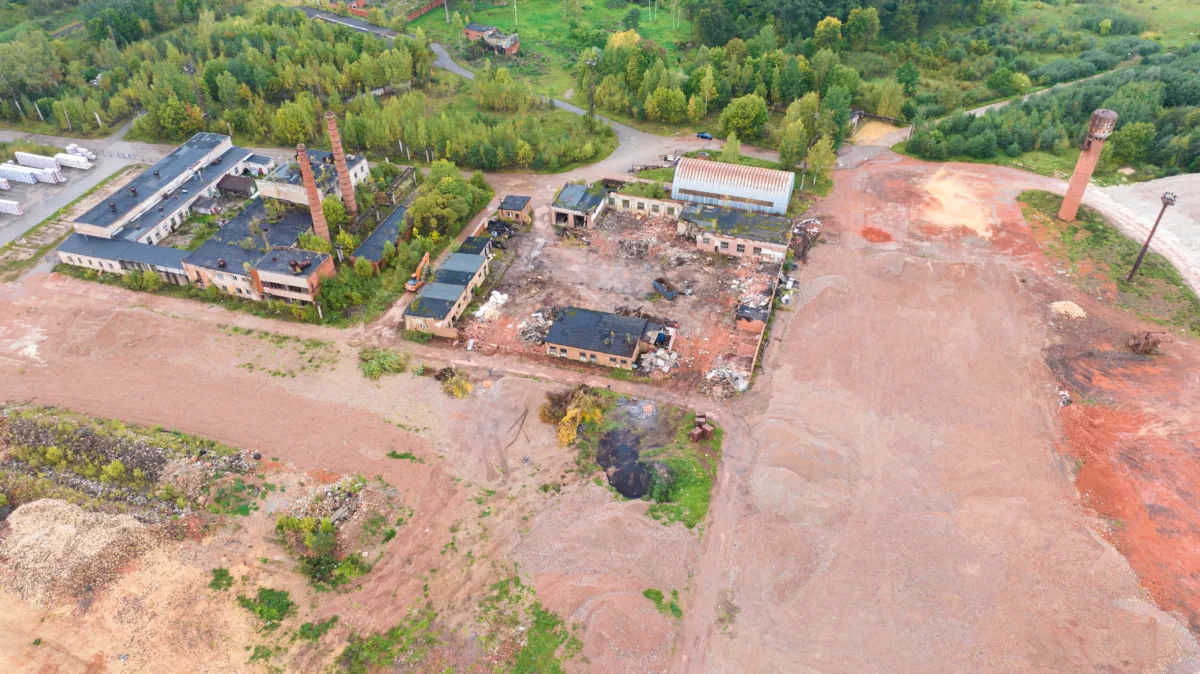 Demolition of buildings and site cleanup