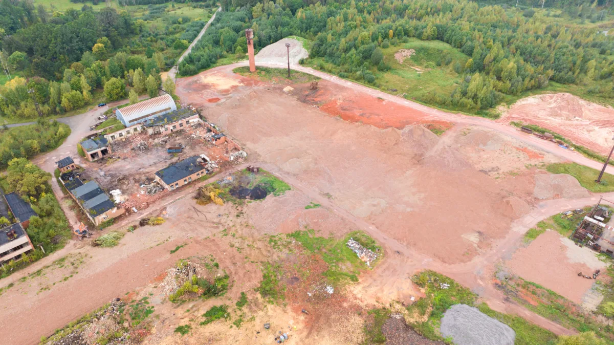 Demolition of buildings and site cleanup