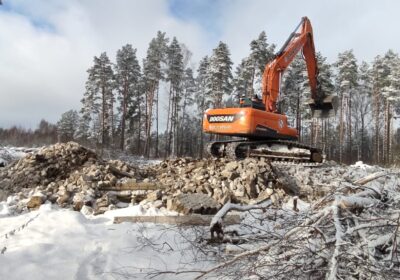 Demolition of hazardous buildings in Mārupe Municipality