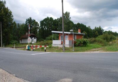 Demolition of the railway crossing post “Laimītes” in Liepāja