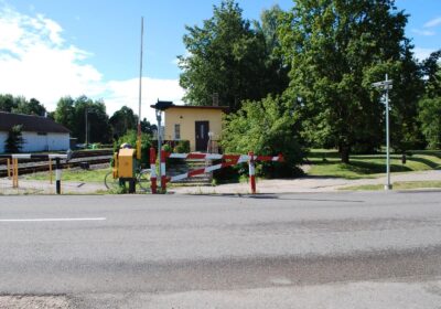 Снос поста переезда в Сигулде