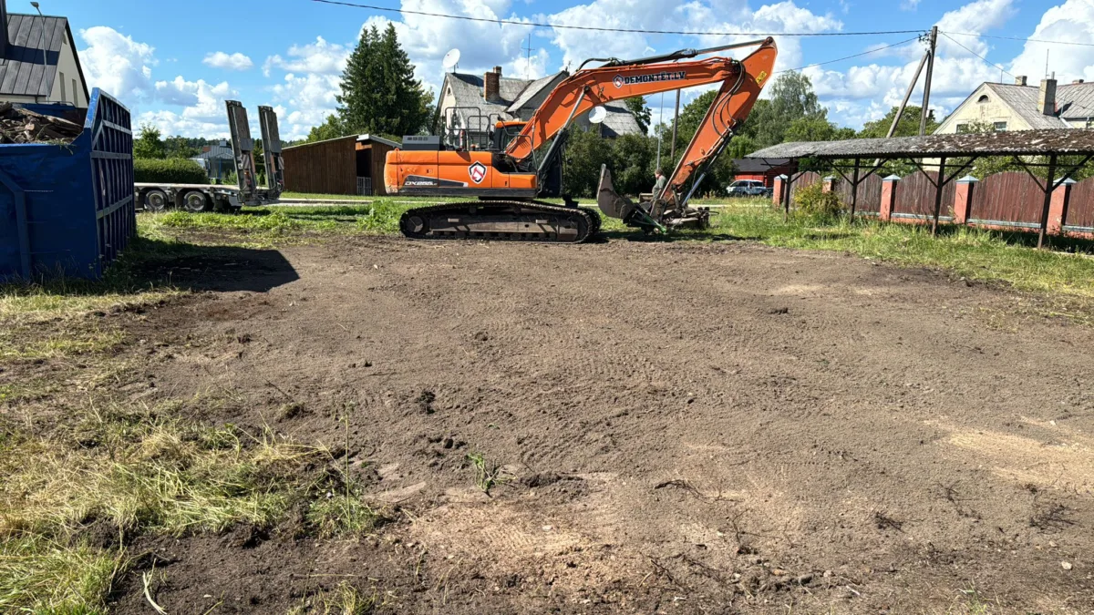 Demolition of a shed