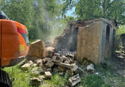 Ēkas nojaukšana un teritorijas sakārtošana