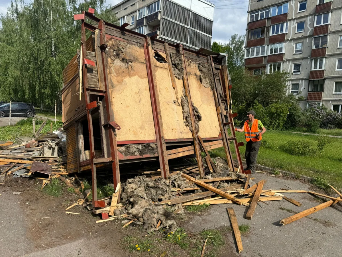 Demolition of the building and site organization on Augusta Deglava Street, Riga