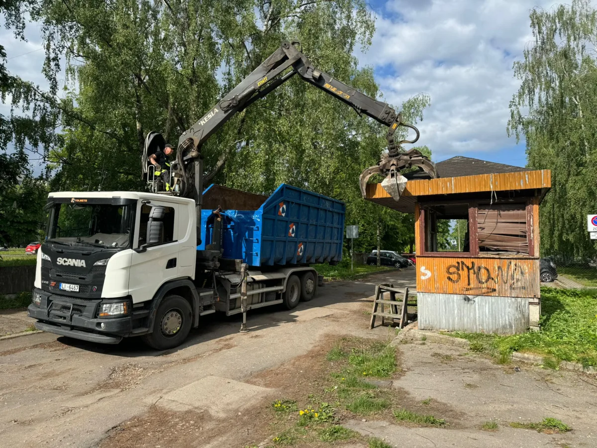 Demolition of the building and site organization on Augusta Deglava Street, Riga