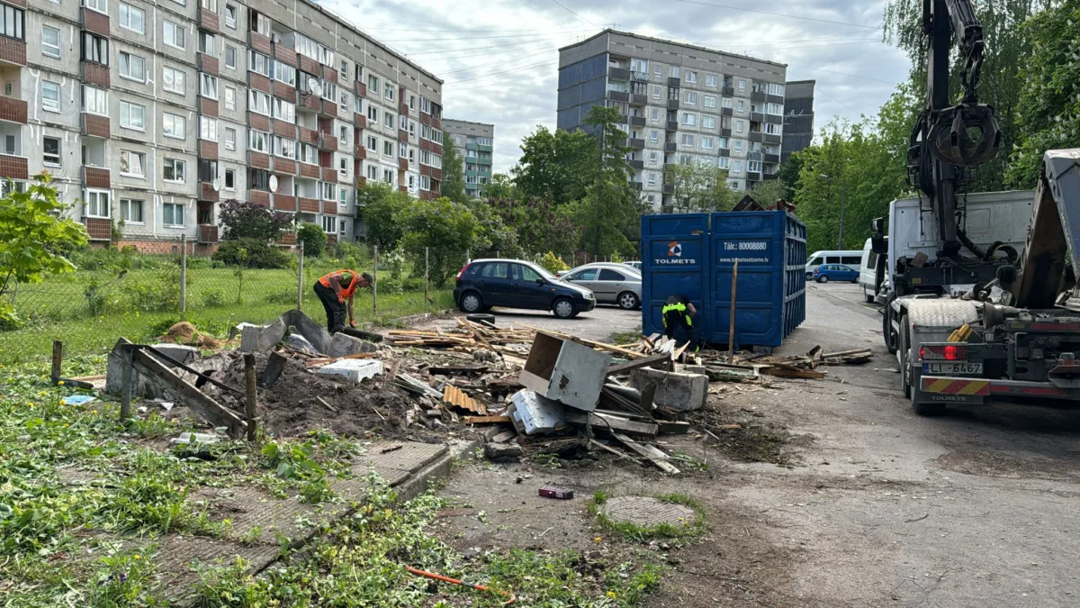 Demolition of the building and site organization on Augusta Deglava Street, Riga