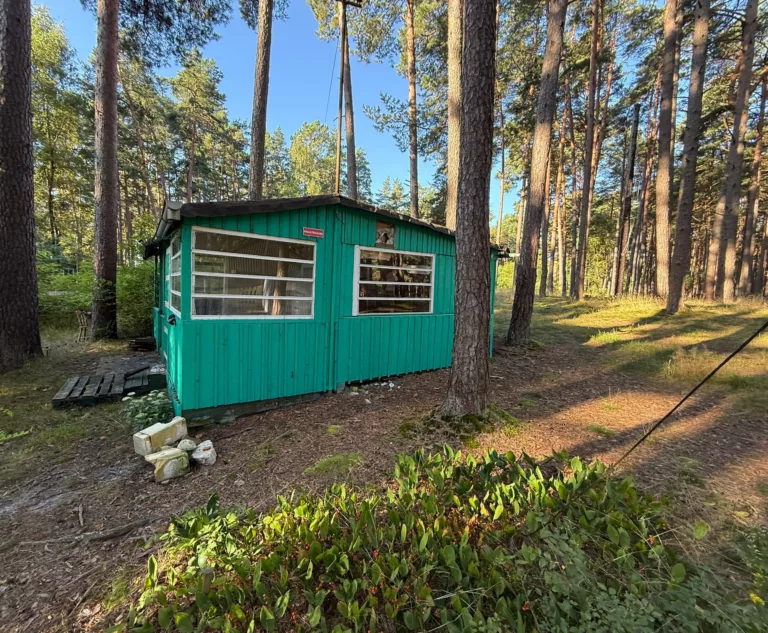 Kempinga ēkas nojaukšana un teritorijas sakopšana