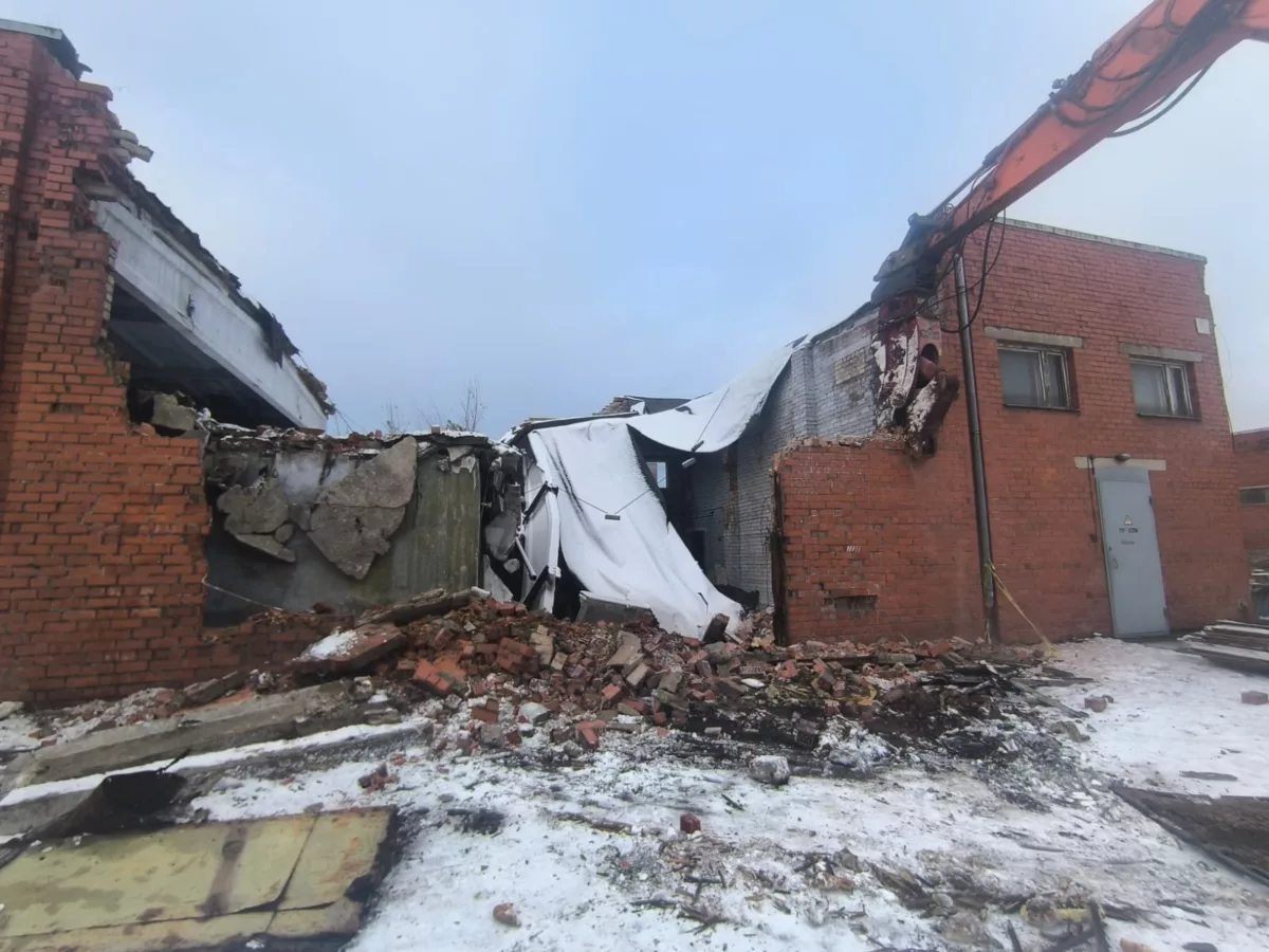 Transformatora ēkas daļas demontāža un pārbūve