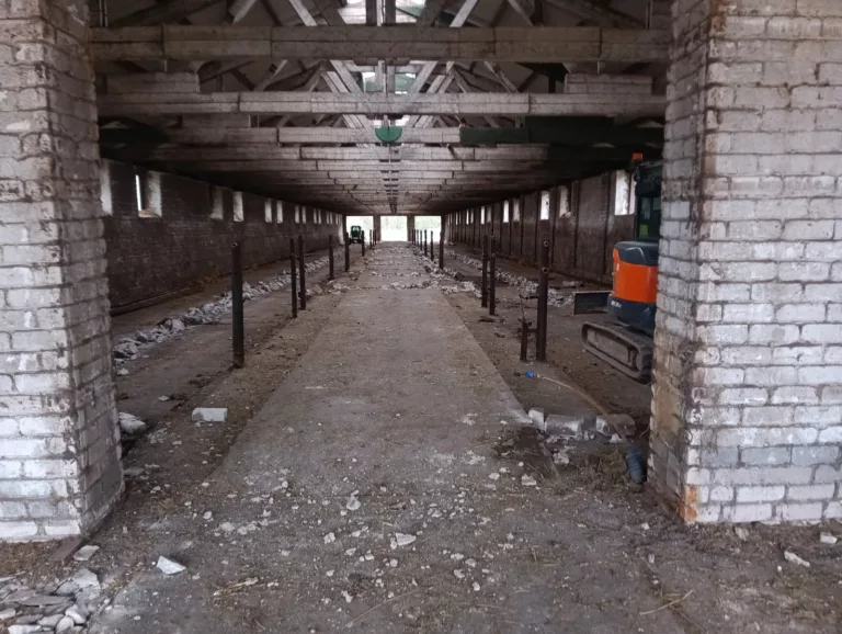 Esošās kūts ēkas pārbūve