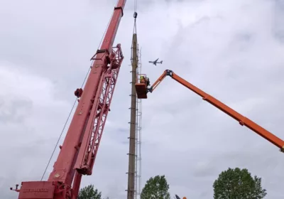 Apgaismojuma mastu un pamatu demontāžas darbi