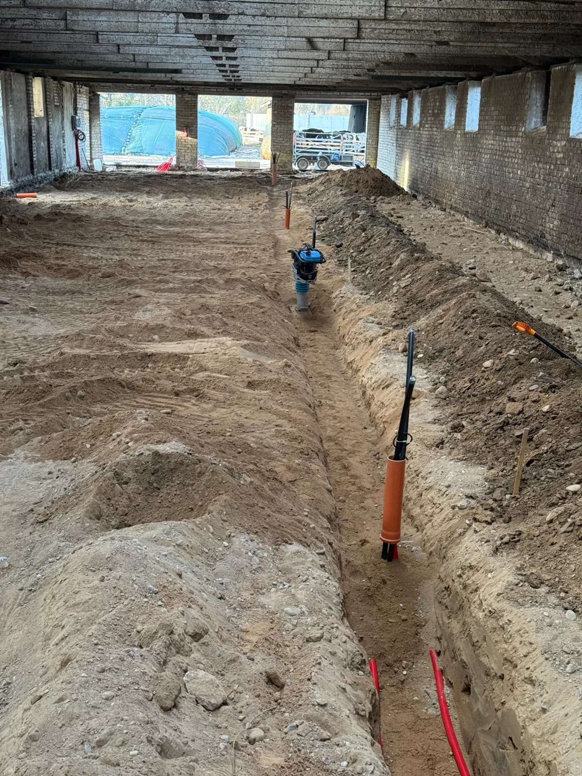 Esošās kūts ēkas pārbūve