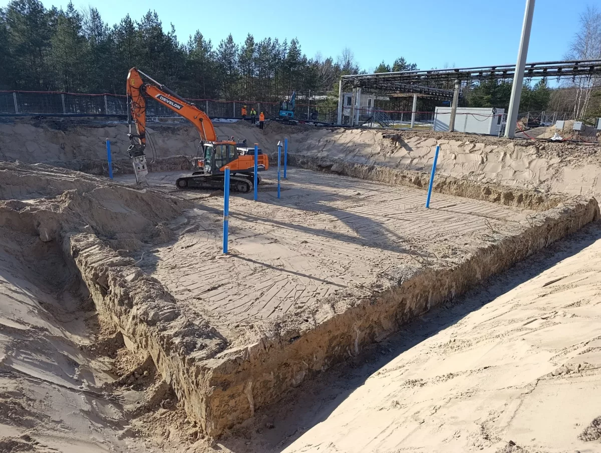 Dzelzsbetona sienas un pamatu demontāža